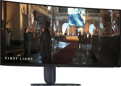 DELL Alienware Gaming Monitor 34" AW3426DW WQHD OLED 3440x1440, 280Hz, 21:9, 1,5m:1 300cd, 0,03ms, HDMI, DP, USB, fekete