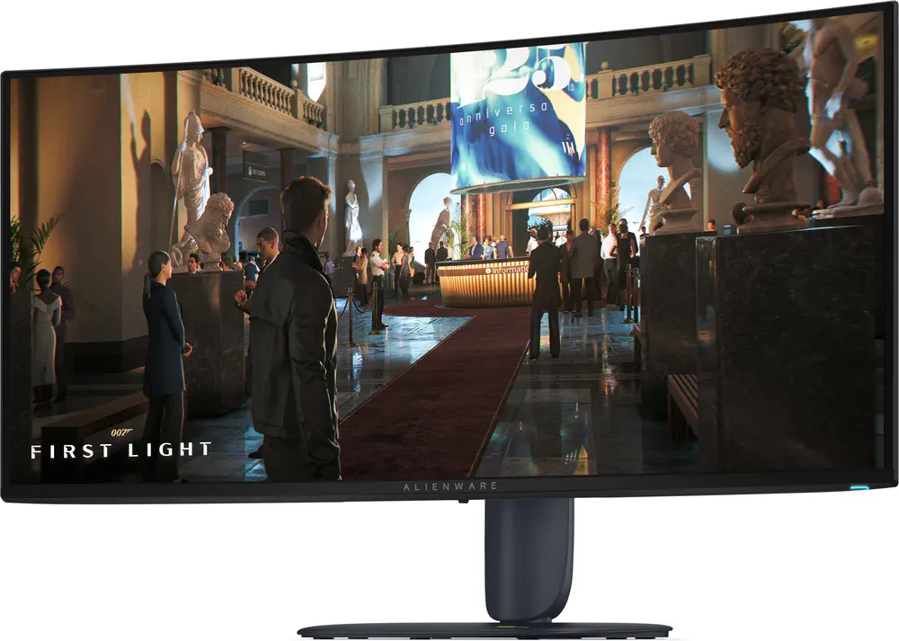 DELL Alienware Gaming Monitor 34" AW3426DW WQHD OLED 3440x1440, 280Hz, 21:9, 1,5m:1 300cd, 0,03ms, HDMI, DP, USB, fekete – 7. kép