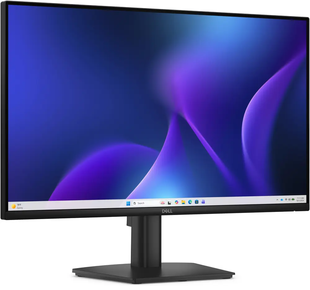 DELL Pro 24 Monitor 23,8" E2426H FHD 1920x1080, IPS, 120Hz, 16:9, 1000:1, 300cd, 5ms, HDMI, DP, VGA, fekete