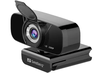 Sandberg Webkamera - USB Chat Webcam 1080P HD (1920x1080, 30 FPS, USB 2.0, univerzális csipesz, mikrofon, 1,5m kábel) – 2. kép