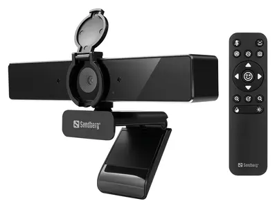 Sandberg Webkamera - USB-C/A Webcam Pro Remote 4K
