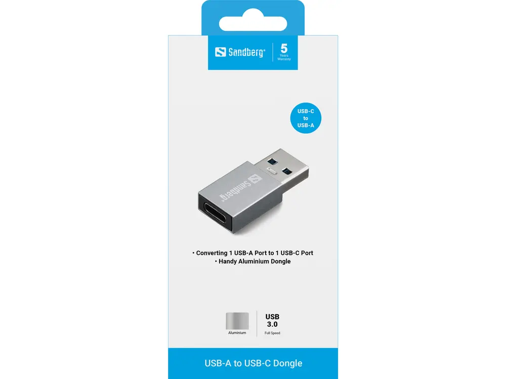 SANDBERG USB-A to USB-C Dongle – 2. kép