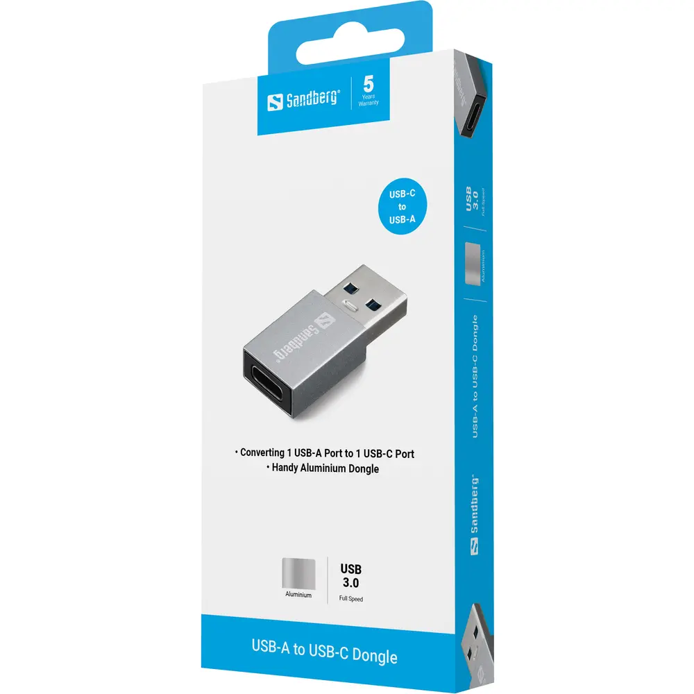 SANDBERG USB-A to USB-C Dongle – 3. kép