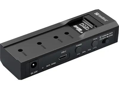 Sandberg M.2 SSD dokkoló - USB 3.2 Cloner and Dock for M2 + NVMe + SATA