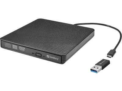 Sandberg ODD Külső - Sandberg USB-C/A DVD Drive