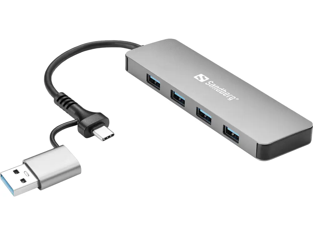 Sandberg USB Hub - USB-C/A to 4xUSB 3.0 Hub