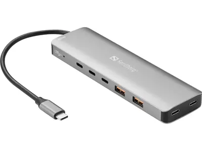 Sandberg USB Hub - USB-C to 5 x USB-C + 2 x USB-A 100W