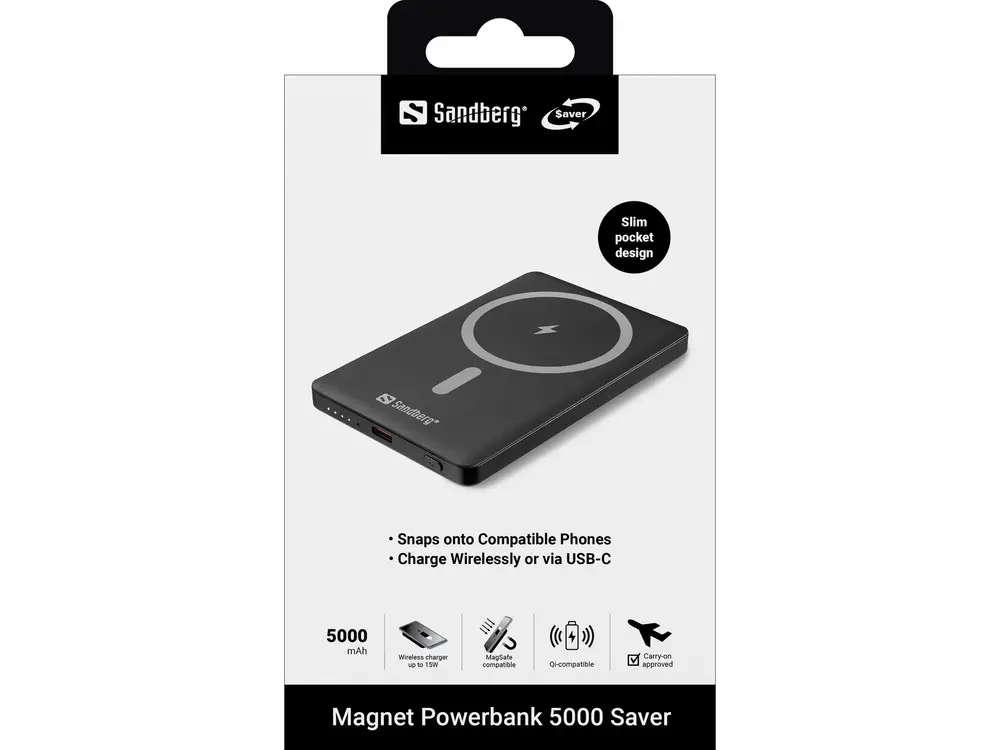 Sandberg Akkubank - Magnet Powerbank 5000 Saver – 4. kép