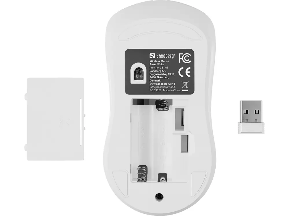 Sandberg Egér - Wireless Mouse Saver White – 5. kép