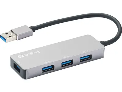 SANDBERG Hub és elosztó, USB-A Hub 1xUSB3.0+3x2.0 SAVER