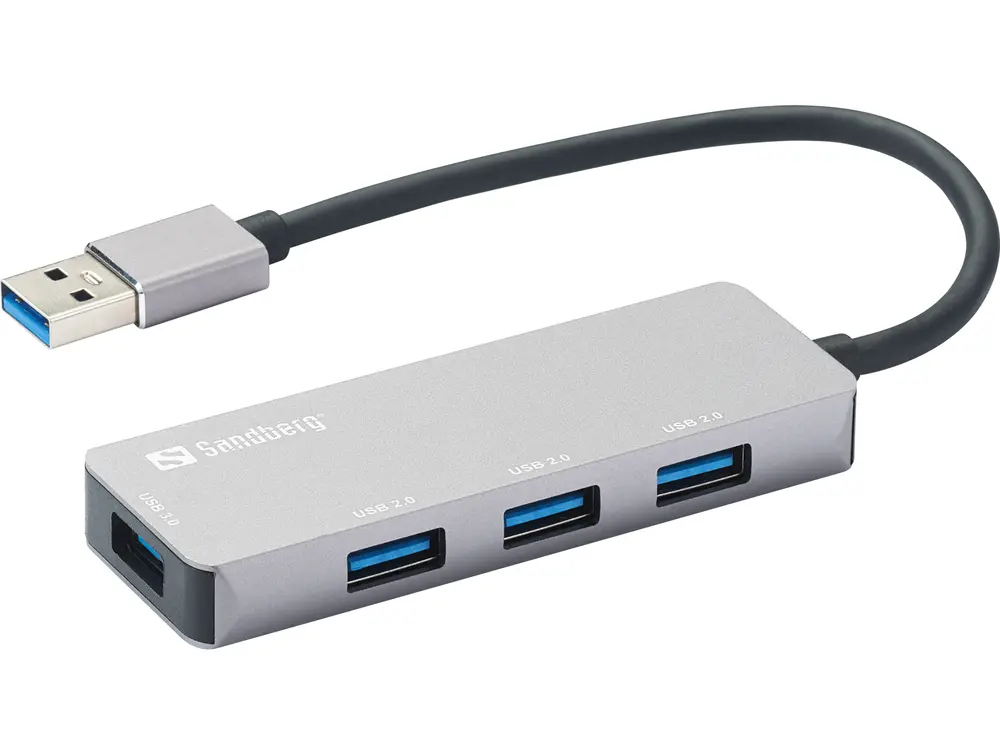SANDBERG Hub és elosztó, USB-A Hub 1xUSB3.0+3x2.0 SAVER