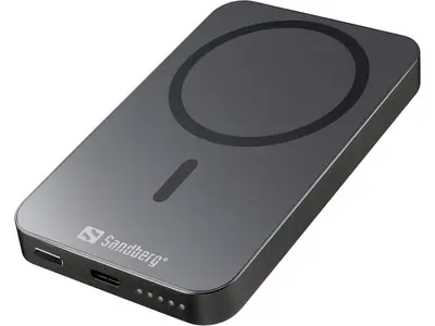 Sandberg Akkubank - Mag Wireless Powerbank 5000 ALU