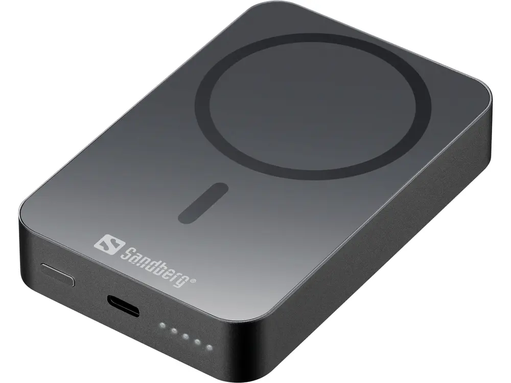 Sandberg Akkubank - Mag Wireless Powerbank 10000 ALU