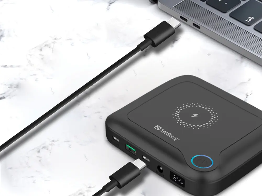 Sandberg Akkubank -All-in1 Laptop Powerbank 25000 – 2. kép
