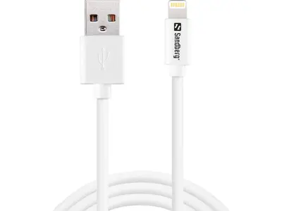 SANDBERG Töltőkábel, USB>Lightning MFI 1m White