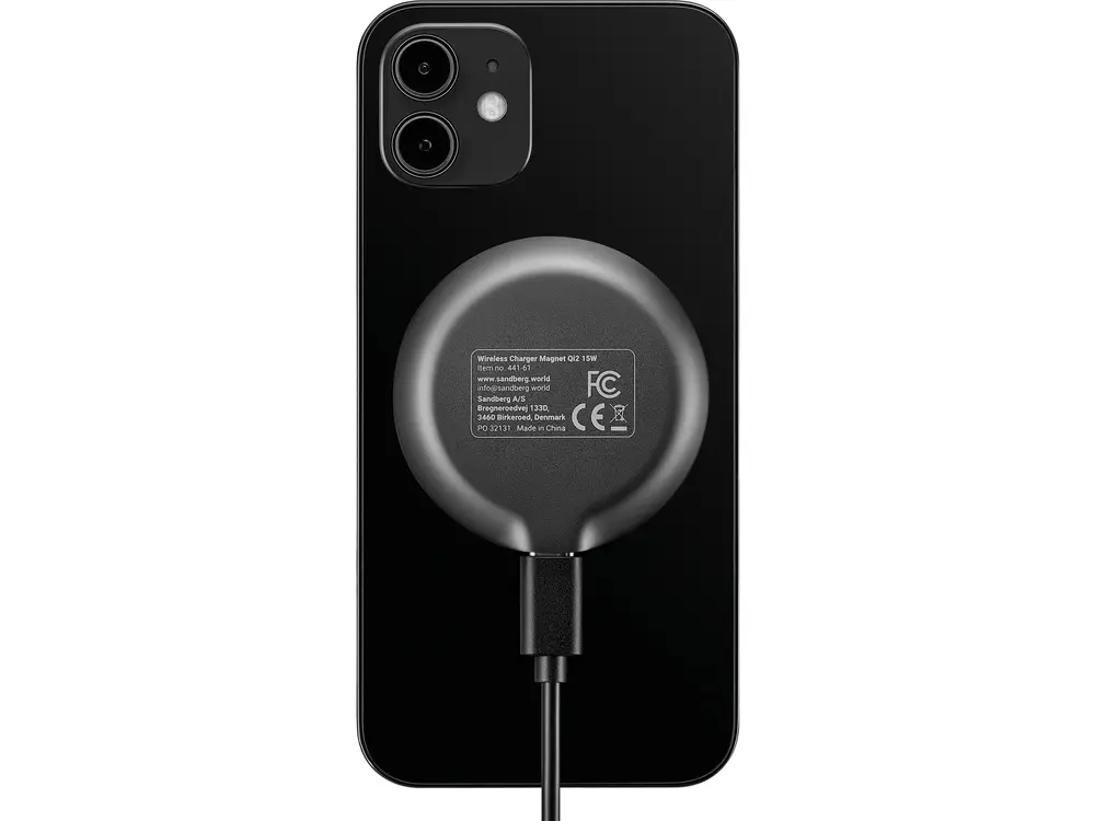 Sandberg Telefon töltő - Wireless Charger Magnet Qi2 15W – 3. kép