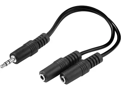 Sandberg Kábel Átalakító - MiniJack Splitter 1->2