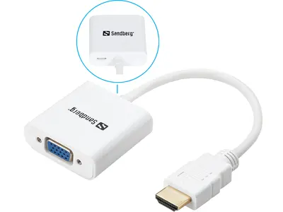 Sandberg Kábel Átalakító - HDMI to VGA Converter