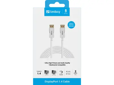 SANDBERG DisplayPort kábel, DisplayPort 1.4 8K60Hz 2m – 2. kép