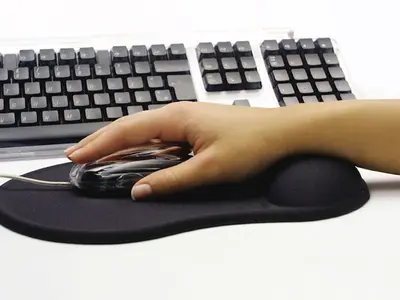 Sandberg Egérpad - Gel Mousepad with Wrist Rest (zselés csuklótámasszal; fekete) – 2. kép