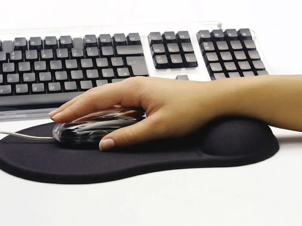 Sandberg Egérpad - Gel Mousepad with Wrist Rest (zselés csuklótámasszal; fekete) – 2. kép