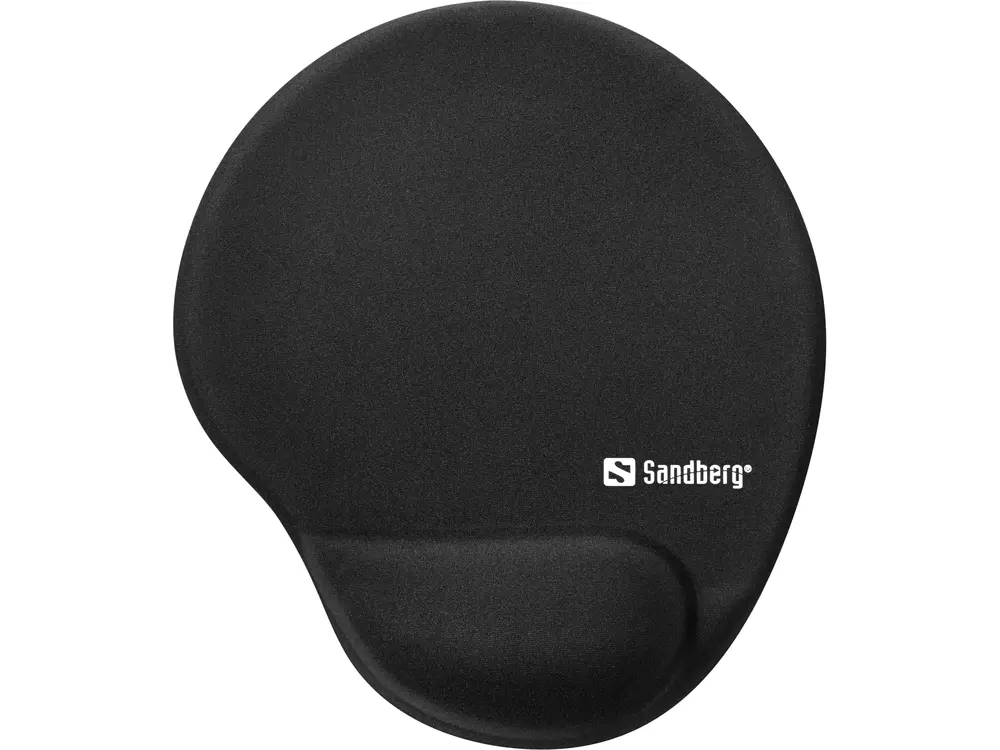 Sandberg Egérpad - Gel Mousepad with Wrist Rest (zselés csuklótámasszal; fekete) – 3. kép