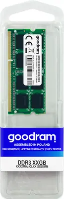 GoodRam 8GB DDR3 1600MHz SODIMM