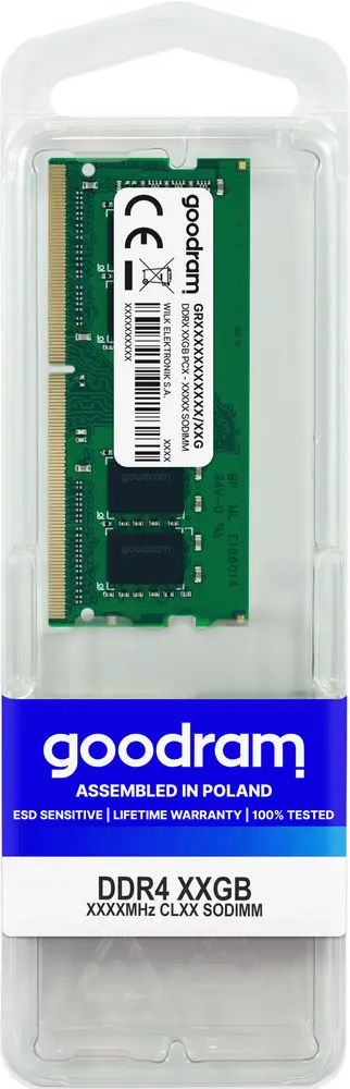 GOODRAM NB Memória DDR4 8GB 2666MHz CL19 SR SODIMM