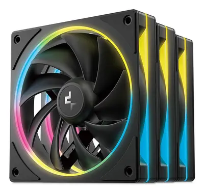 DEEPCOOL Rendszerhűtő Ventilátor FL12 SE 3IN1 ARGB, 12cm, (3 darab/csomag)