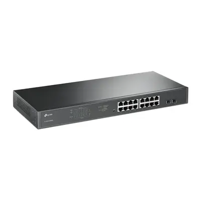 TP-Link Switch  PoE - TL-SG1218MPE (16 port 1Gbps; 16x at/af PoE port; 192W; 2x SFP) – 2. kép