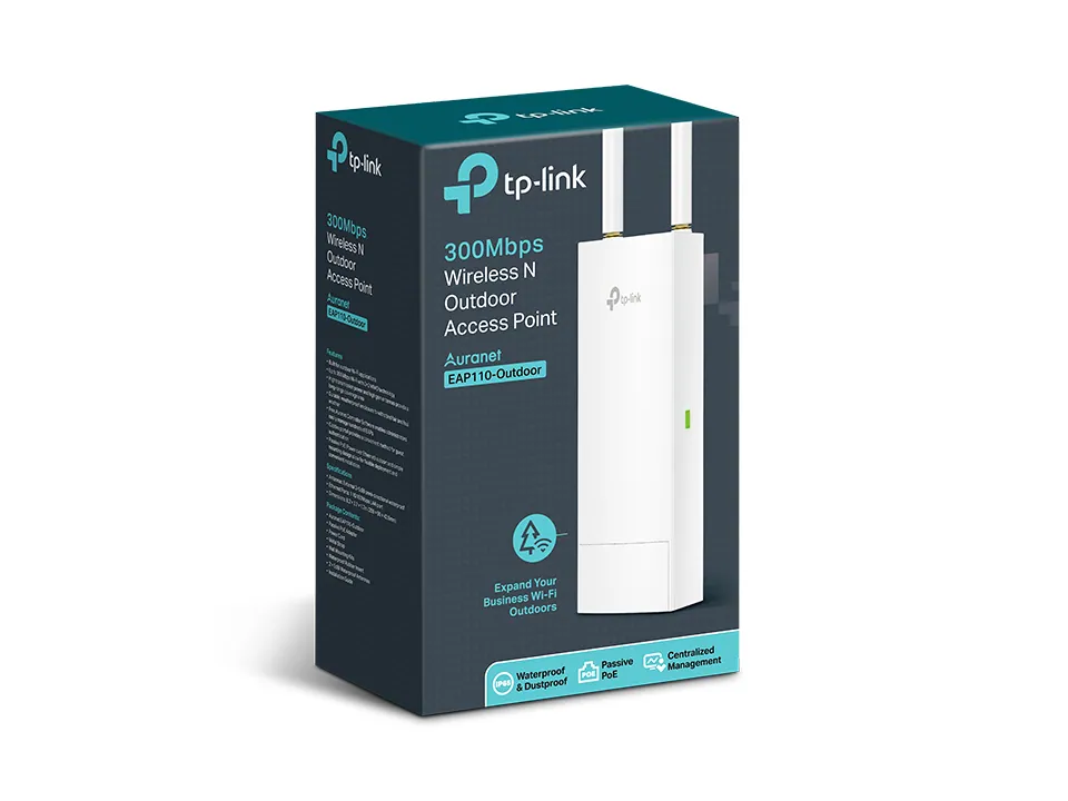 TP-Link EAP110-Outdoor 300Mbps Wireless N Outdoor Access Point White – 4. kép