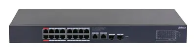 Dahua switch PoE mendzselhető - CS4220-16GT-240 (Cloud menedzsment; 16x 1Gbps at/af PoE; 2x 1Gbps; 2x 1Gbps SFP; 190W) – 2. kép