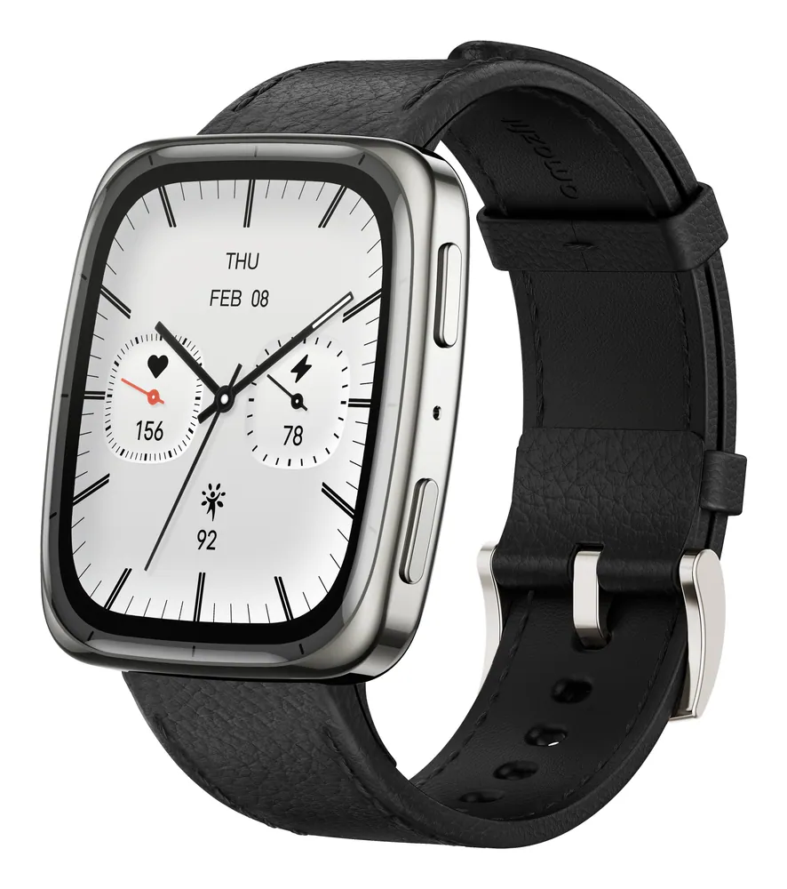 Amazfit Active 2 (Square) Premium Black Leather – 3. kép