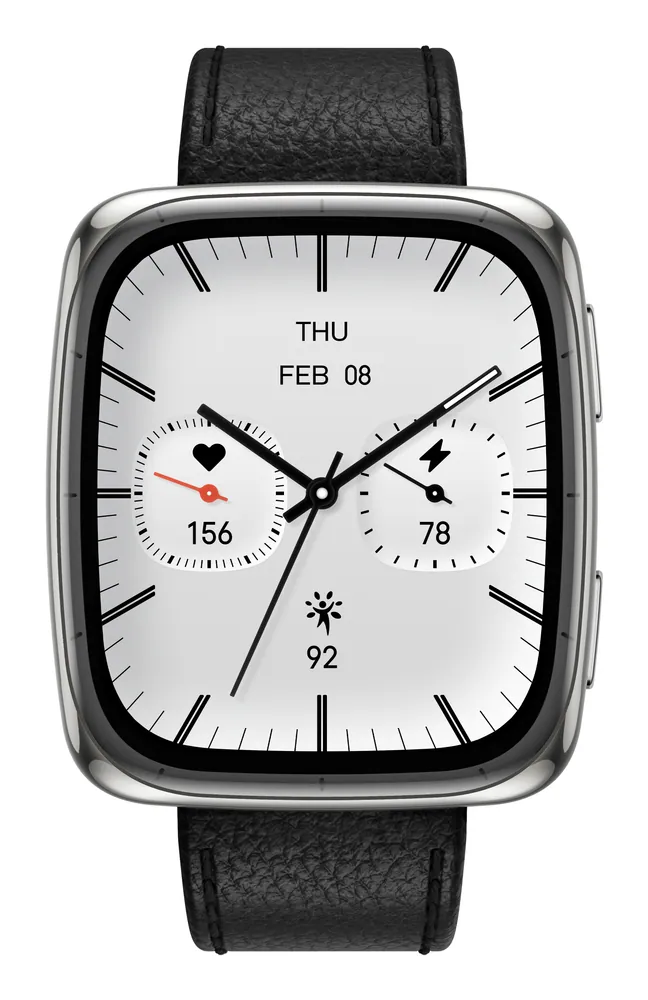 Amazfit Active 2 (Square) Premium Black Leather – 6. kép