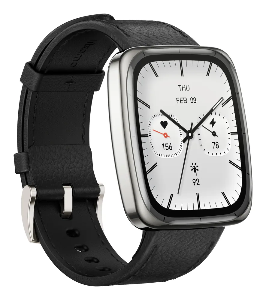 Amazfit Active 2 (Square) Premium Black Leather – 7. kép