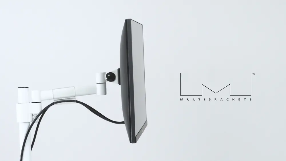 MULTIBRACKETS Asztali konzol, M VESA Deskmount Officeline Single I White (15-30", max.VESA: 100x100 mm, 8 kg) – 7. kép