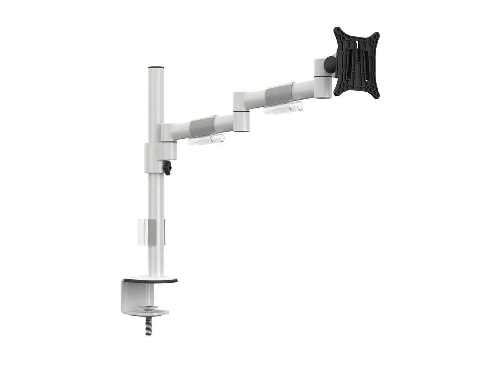 MULTIBRACKETS Asztali konzol, M VESA Deskmount Officeline Single II White (15-30", max.VESA: 100x100 mm, 8 kg)