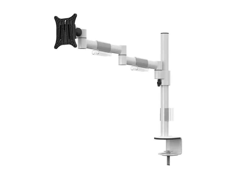 MULTIBRACKETS Asztali konzol, M VESA Deskmount Officeline Single II White (15-30", max.VESA: 100x100 mm, 8 kg) – 2. kép