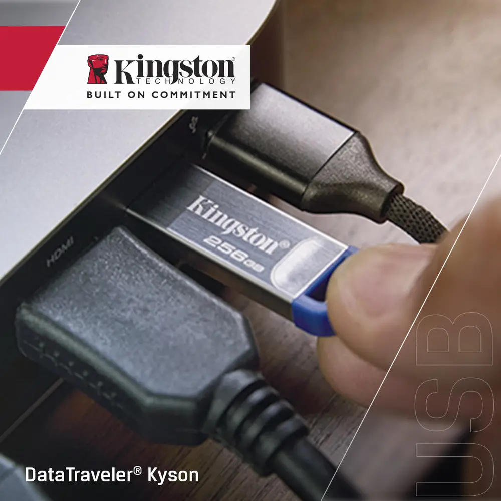 KINGSTON Pendrive 256GB DT Kyson 220MB/s fém USB 3.2 Gen 1 – 5. kép