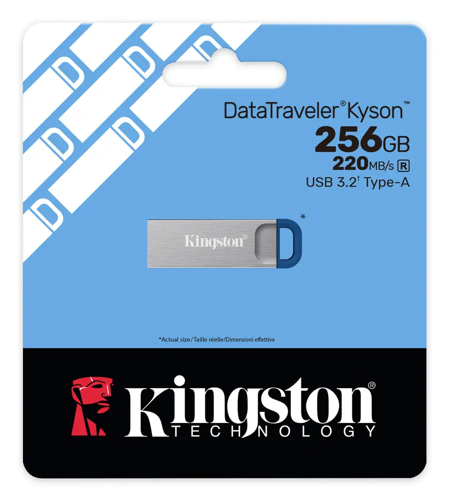 KINGSTON Pendrive 256GB DT Kyson 220MB/s fém USB 3.2 Gen 1 – 6. kép