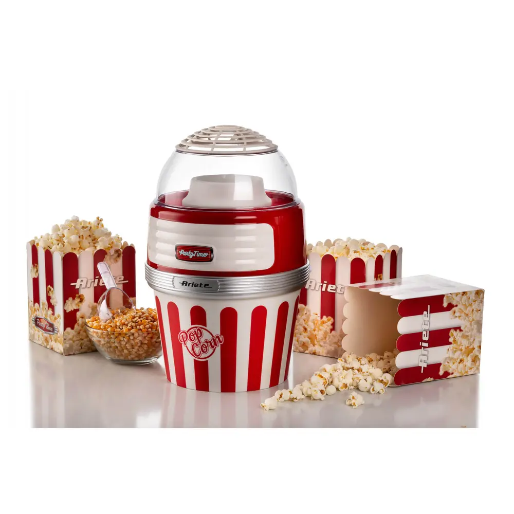 ARIETE 2957.RD Party Time popcorn készítő, 1100W, Piros – 4. kép