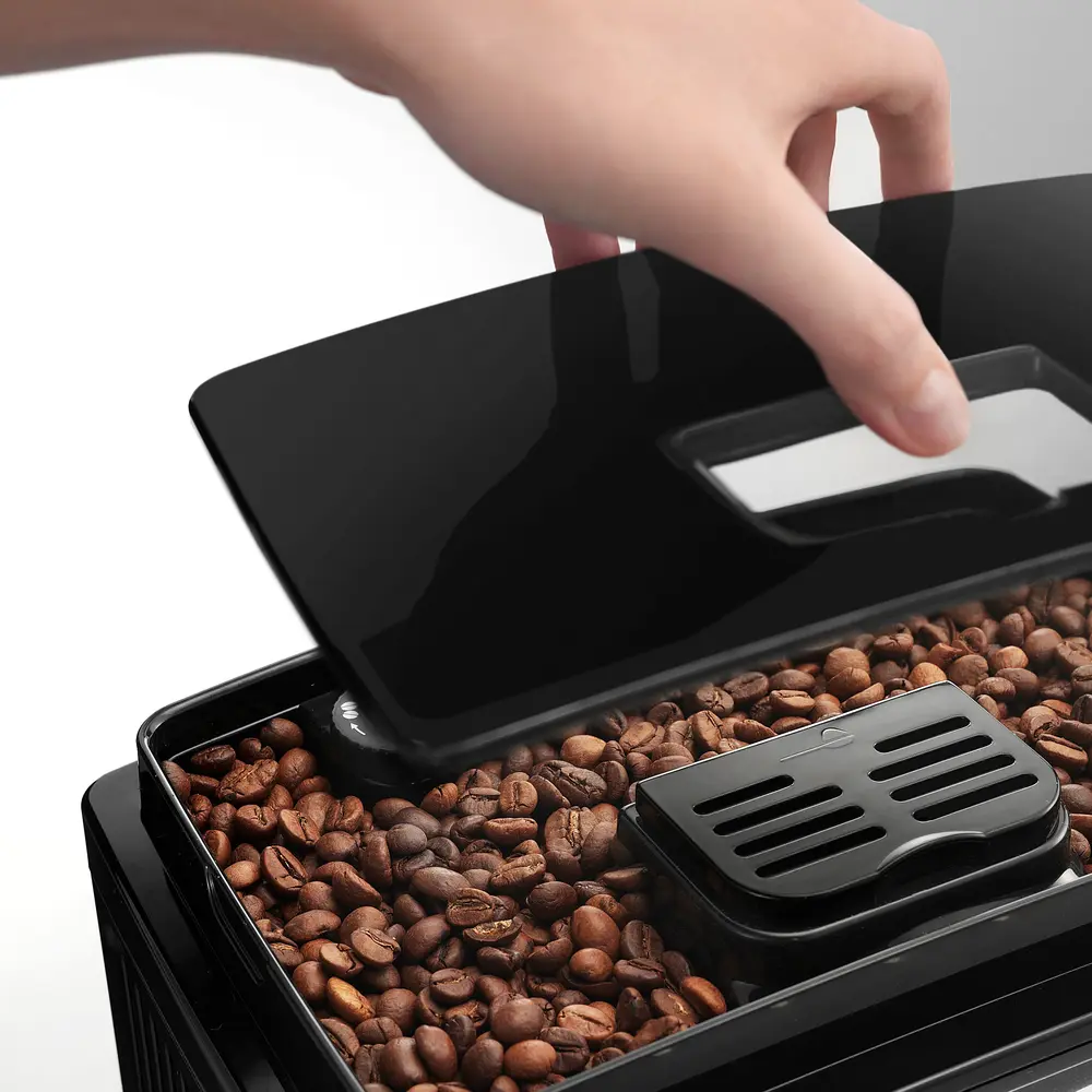 DELONGHI ECAM22.115.B Magnifica S automata 2 személyes kávéfőző, 13 őrlési fokozat, tartály: 1,8 l, Fekete – 6. kép