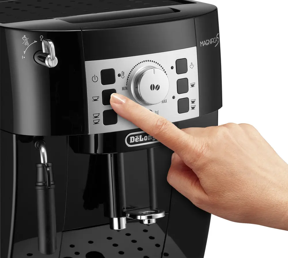 DELONGHI ECAM22.115.B Magnifica S automata 2 személyes kávéfőző, 13 őrlési fokozat, tartály: 1,8 l, Fekete – 8. kép