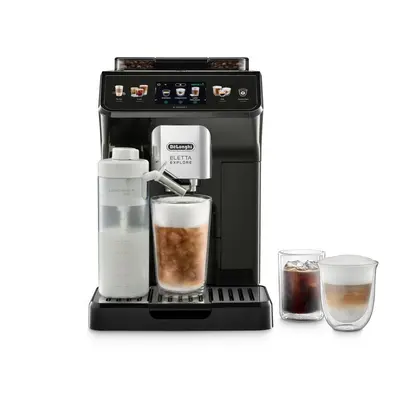 DELONGHI ECAM450.65.G Eletta Explore Automata kávéfőző, kávébab tartály: 300g, 1450W, Szürke