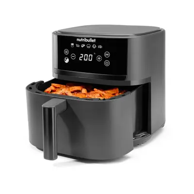 NUTRIBULLET NBA0611DG Crisplite 3in1 forrólevegős sütő, 6L, 1700W, Fekete – 2. kép