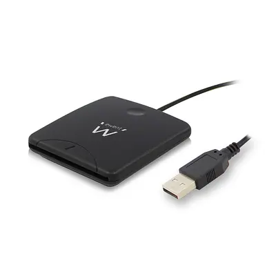 Ewent Smart Card ID Reader Black