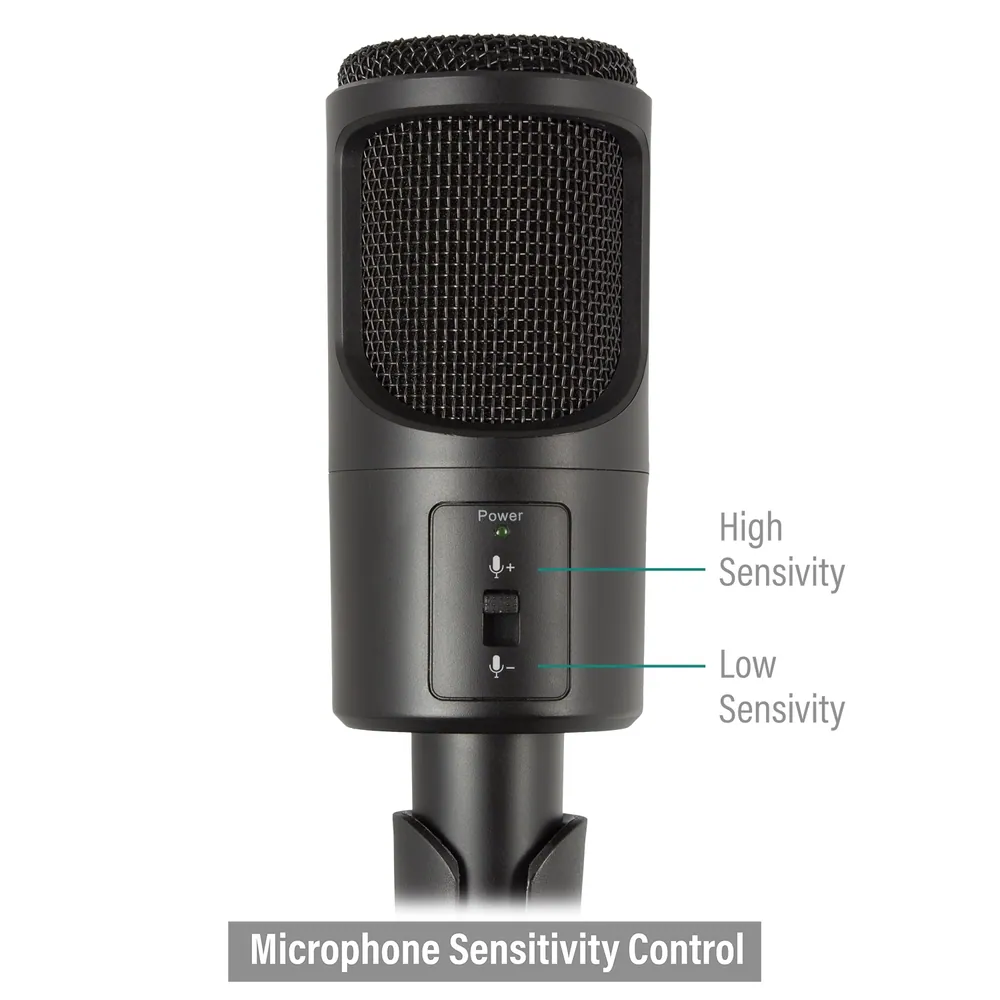 Ewent EW3552 Multimedia Microphone with noise cancelling Black – 5. kép
