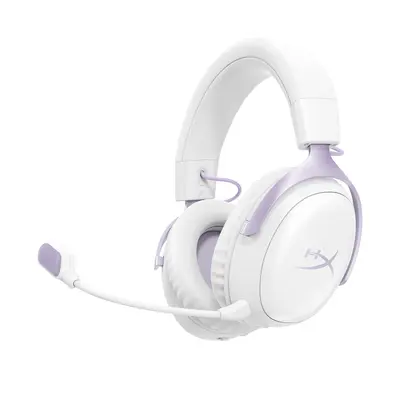 HP HYPERX vezeték nélküli gaming fejhallgató Cloud III S - levendula/fehér