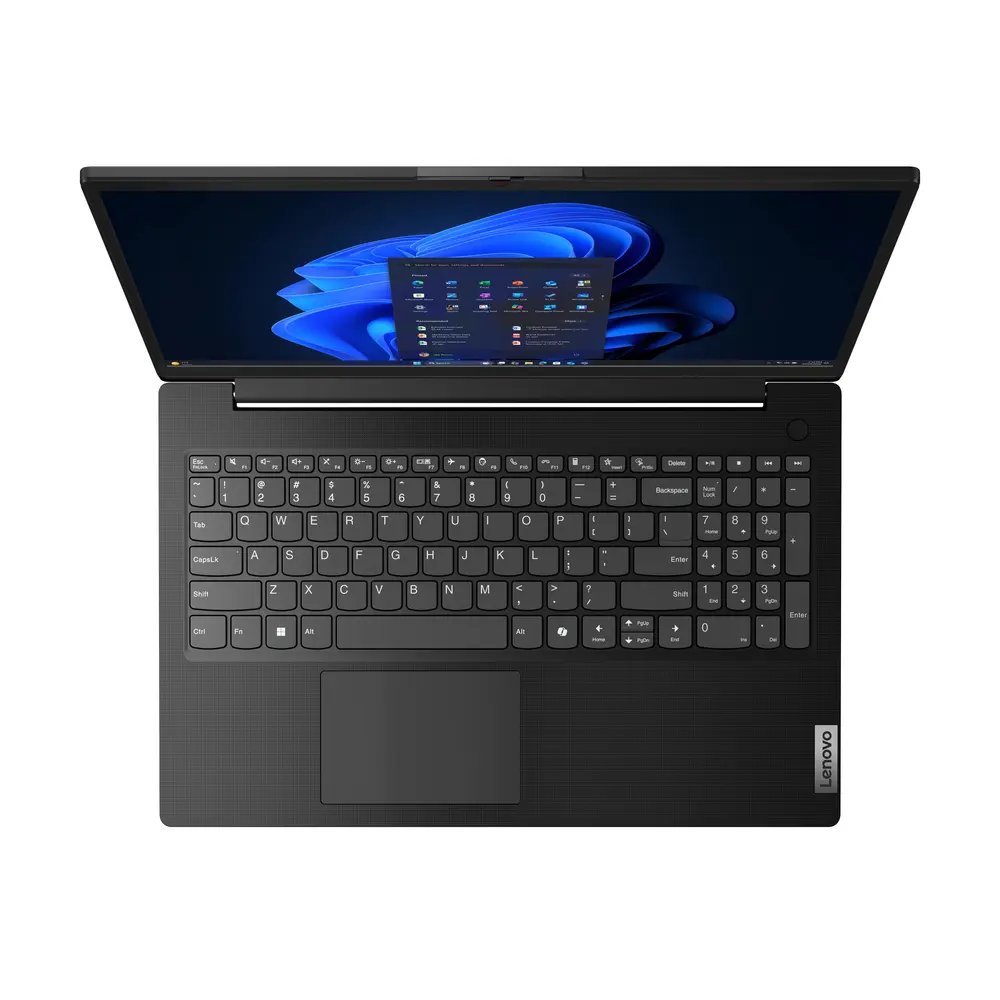 LENOVO V15 G7 IWC, 15.6" FHD, Intel Core 7 350 (4.8GHz), 16GB, 512GB SSD, NoOS, Business Black – 4. kép