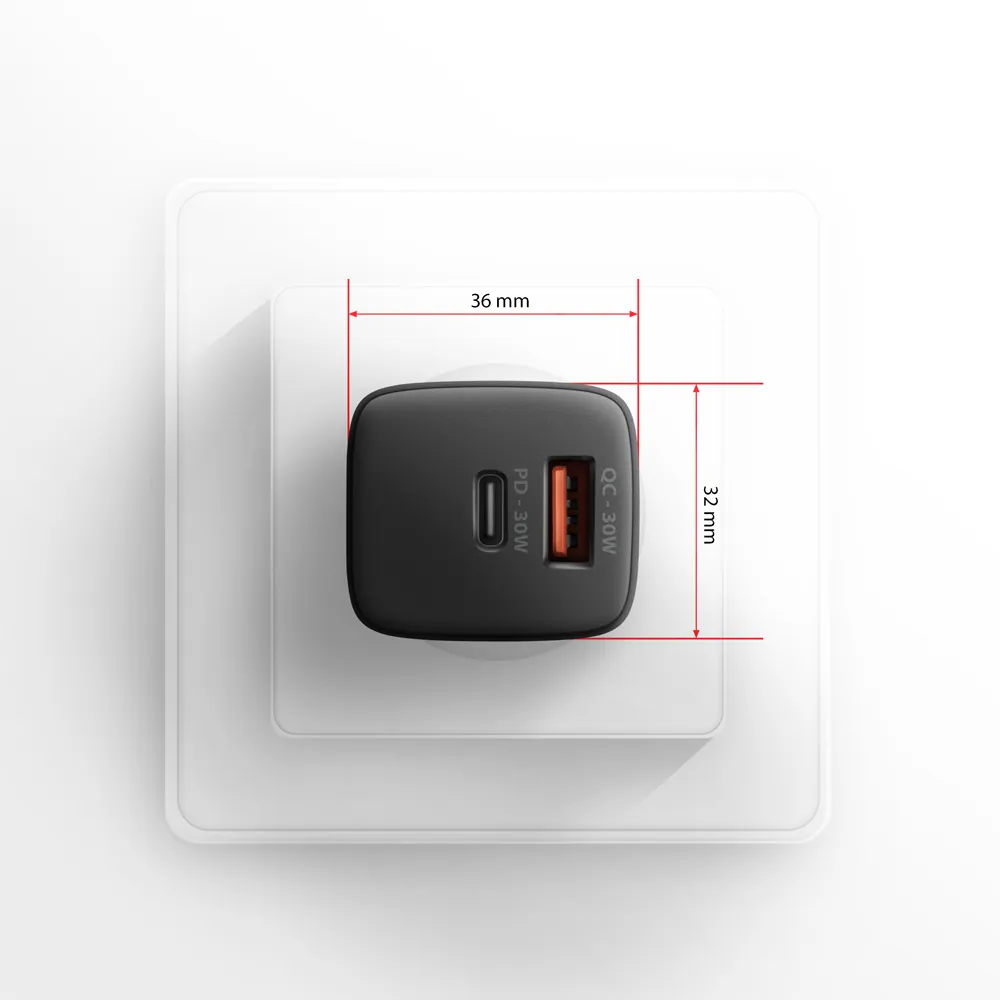 AXAGON ACU-PQ30 PD & QC Wall Charger 30W Black – 8. kép